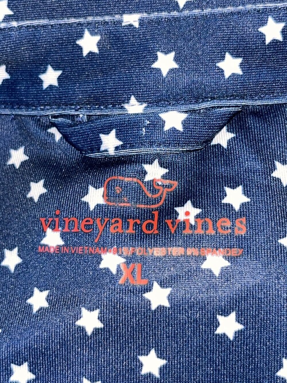 VINEYARD VINES STARS STARRY SANKATY LUCAYA POPOVER PERFORMANCE DRESS - EUC - XL - Picture 9 of 12